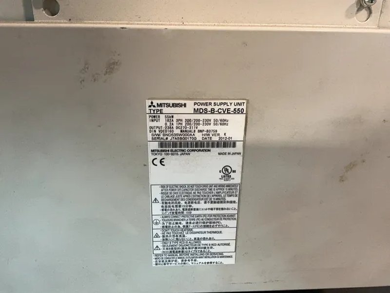 Mitsubishi 55 Kw Power Supply Unit - Mds-b-cve-550