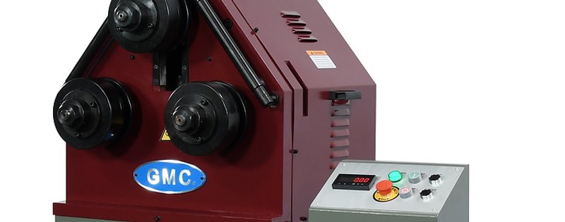 NEW GMC MODEL PRB-55H HYDRAULIC ANGLE ROLL BENDER WITH MANUAL POSITIONING