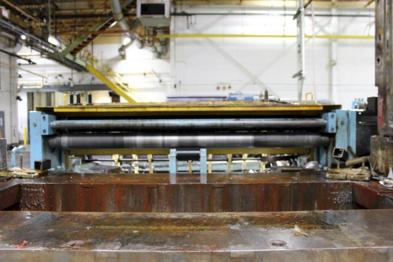 SWFESC62 PERFECTO PRESS FEED LINE WITH ASC JN 1235 UNCOILER. STOCK # 0133625