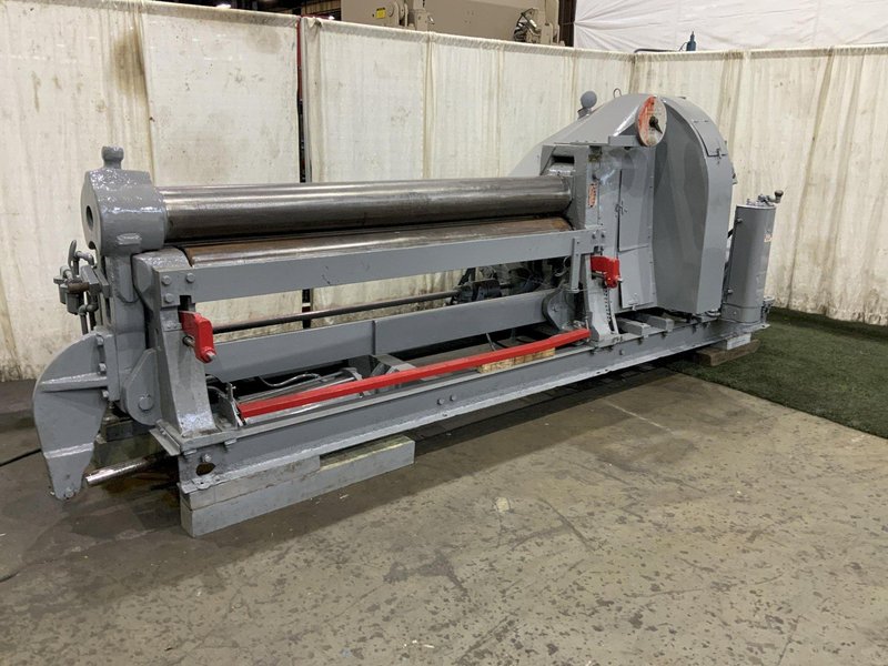 8' X 1/2" MODEL #9 BERTSCH &amp; COMPANY PLATE BENDING ROLL: STOCK #81059