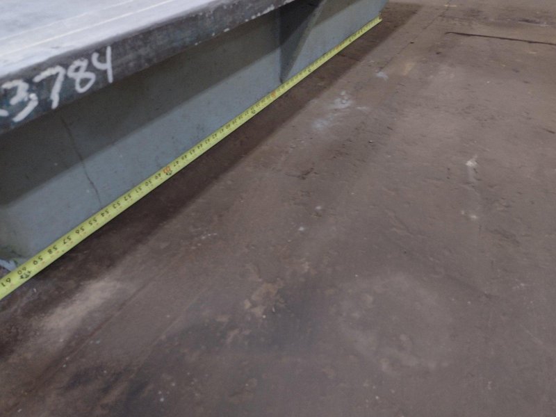 10' X 6' X 13" STEEL LAYOUT TABLE: STOCK #23784