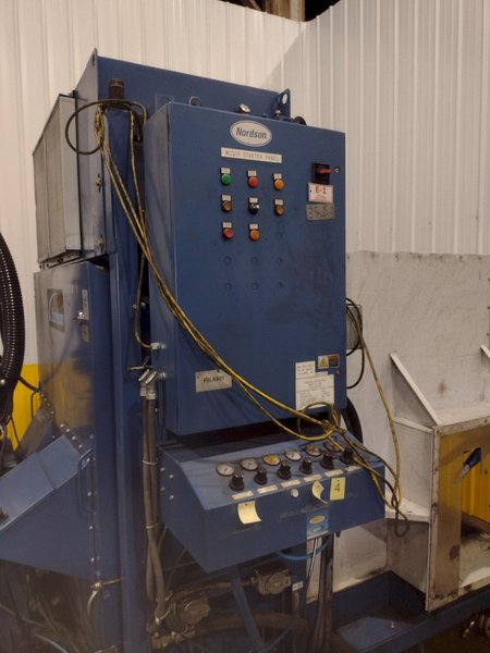 NORDSON POWDER COAT PAINT SYSTEM WITH FEEDER &amp; I-CONTROL: YOBRO #26271