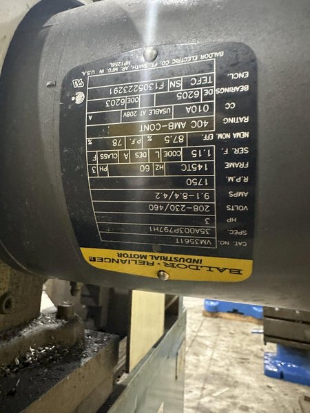 4.5" LNS / JF BERNS MODEL #115-JB-3 BAR CHAMFERING MACHINE: STOCK #21958