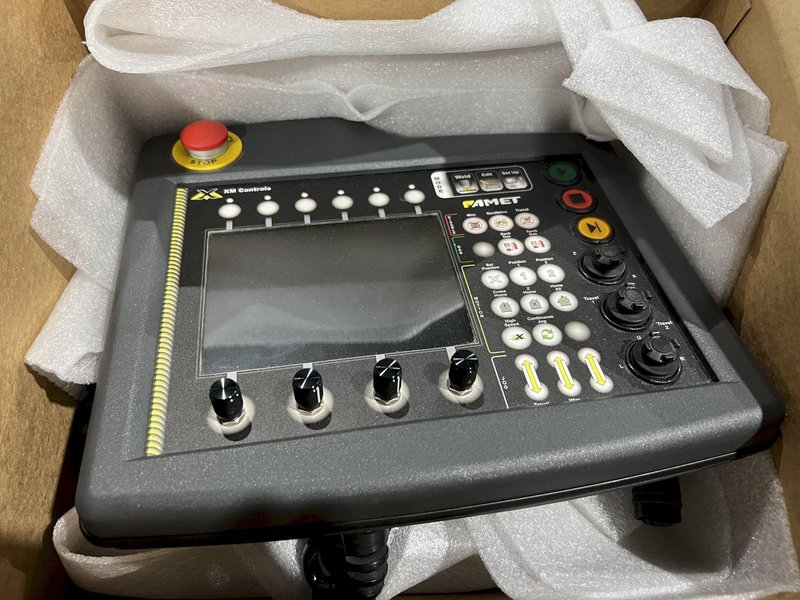 FRONIUS TRANSPULS AUTOMATED WELDING SYSTEM WITH AMET XM CONTROLS, NEW ON SKID: STOCK #23303