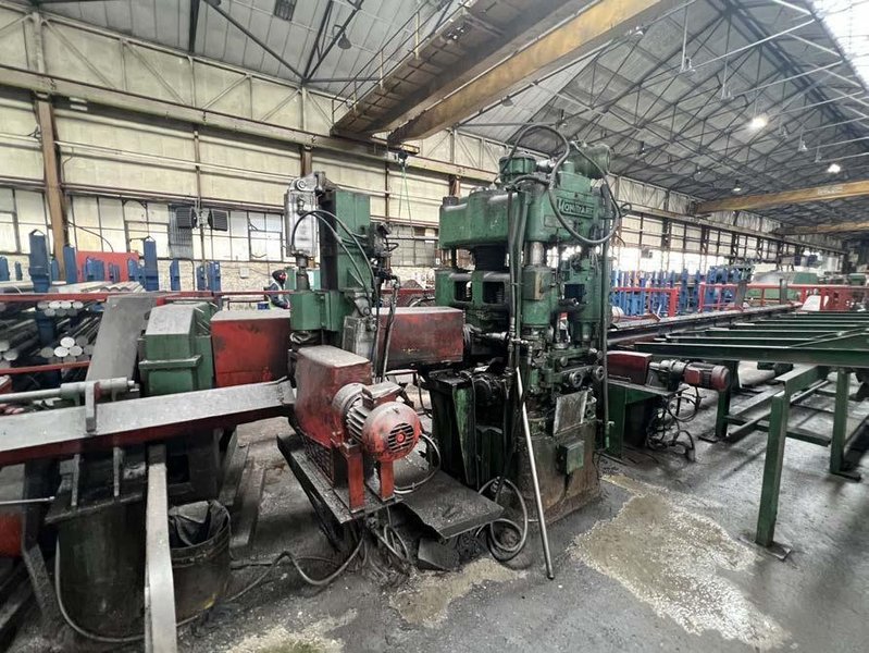PLATT/MONTBARD 20 TON SINGLE PULL DRAWBENCH &amp; STRAIGHTENING LINE (14726)