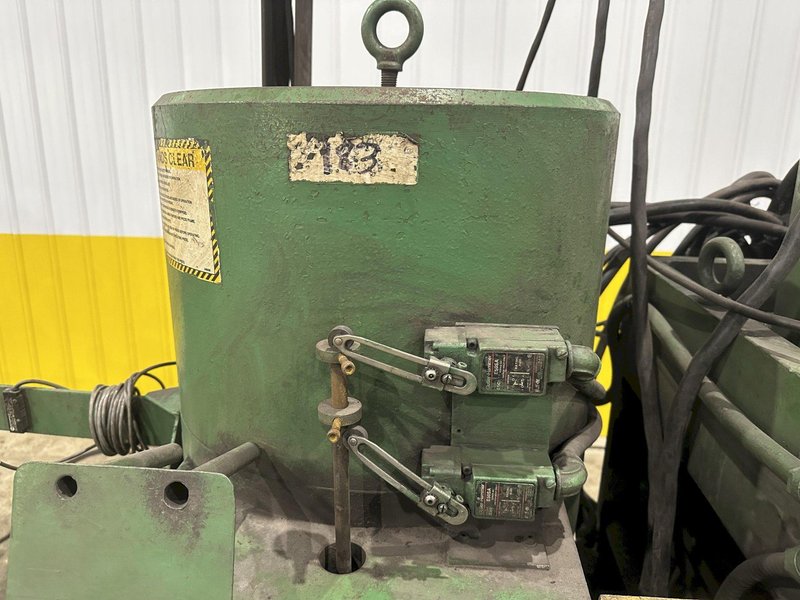 16" X 1" STEEL PLATE FRANKLIN FMI HYDRAULIC PUNCH &amp; SHEAR LINE: STOCK #23099