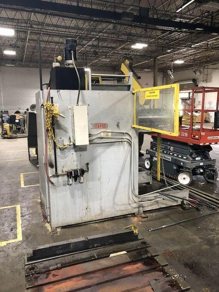 10000 LB RED BUD UNCOILER WITH HOLD DOWN ARM