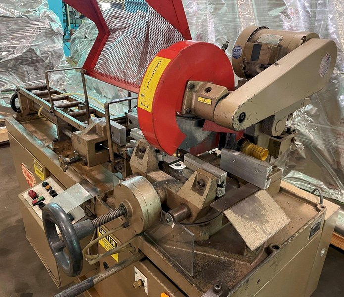 14" Kalamazoo Auto. Feed Cold Saw FA-350A, Non-Ferrous, 5" Dia. Solids, 3 HP