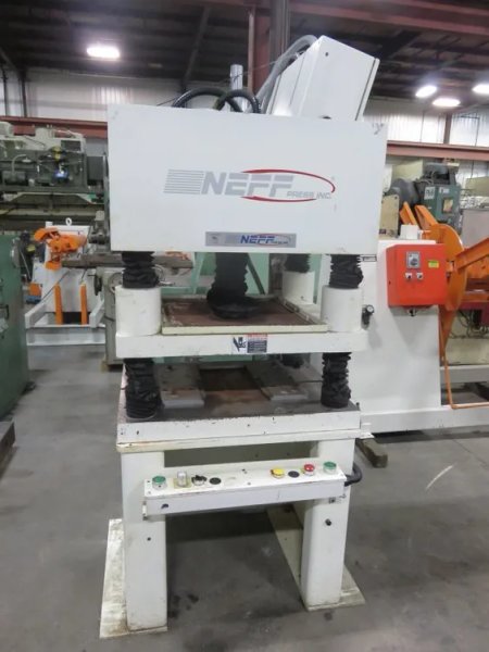 NEFF 15 TON 4-POST HYD PRESS, STOCK# 13484J