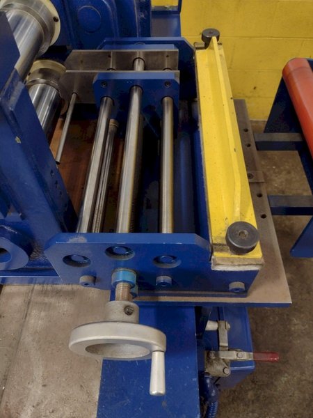 8" WIDE TORRINGTON 2-5/8" ARBOR PULL-THROUGH SLITTING LINE: STOCK #16505