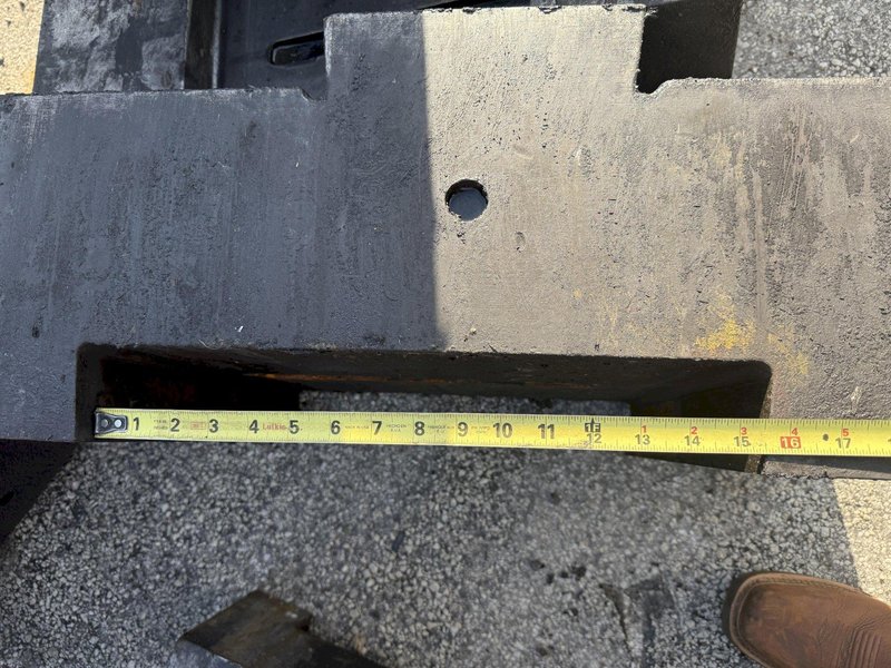 ANVIL DIE HOLDERS SOW BLOCKS HOLDER FORGING PRESS OR HAMMER, OUT OF CHAMBERSBURG 23 &amp; 14 DIE FORGERS: STOCK #21025