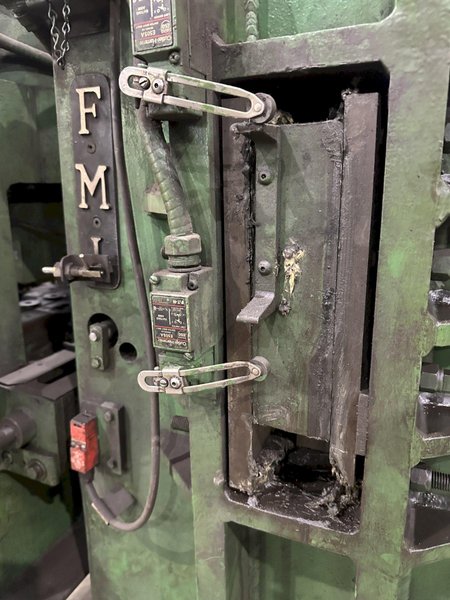 16" X 1" STEEL PLATE FRANKLIN FMI HYDRAULIC PUNCH &amp; SHEAR LINE: STOCK #23099