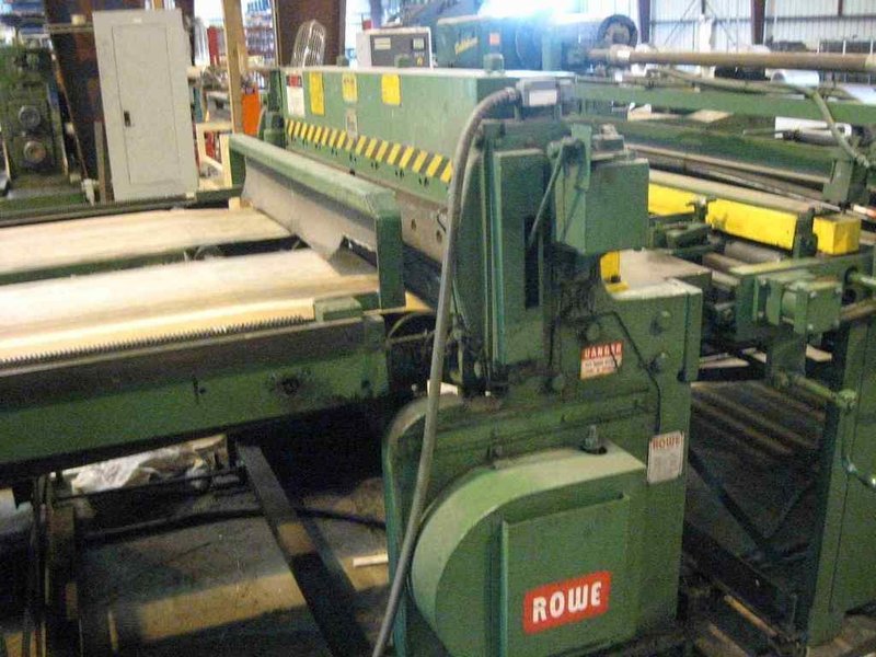 60" x 0.075" x 20,000# Rowe Cut To Length Line
