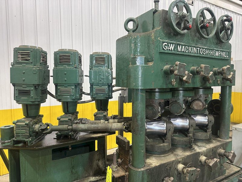 2.250" MACK-HEMP MODEL #924R ROTARY 6-ROLL TUBE &amp; PIPE STRAIGHTENER: YOBRO #23881