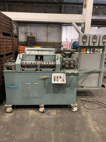 Shuster Model 24SFT Twin Arbor Wire Straightener