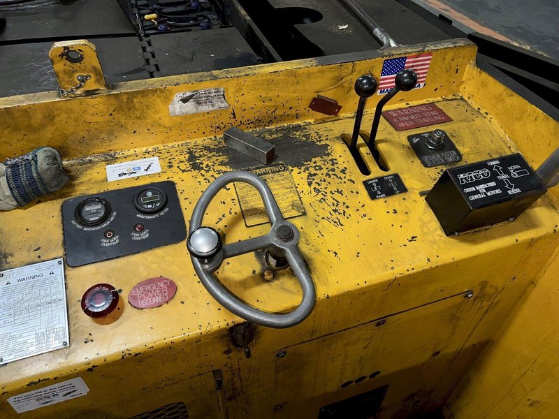 60,000 LBS RICO MODEL #HLR600 ELECTRIC FORKLIFT / DIE-CART / COIL-CARRIER. STOCK #1004225