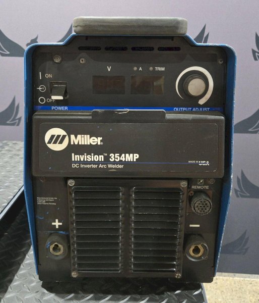 MILLER INVISION 354MP DC INVERTER ARC WELDER USED