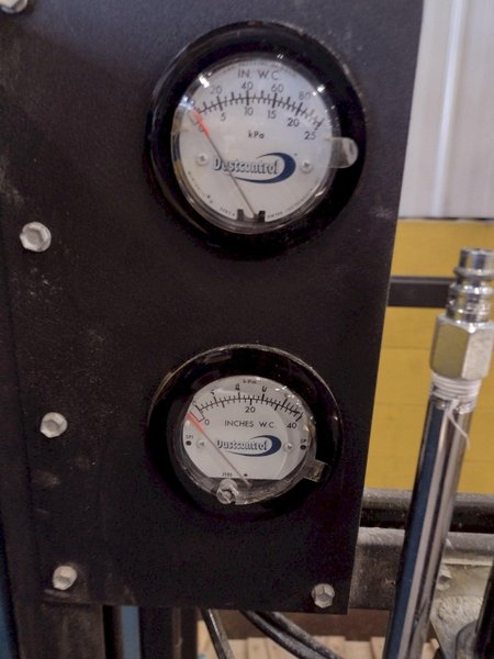 15 HP DUSTCONTROL MODEL #DC-11 &amp; RAF-1600 DUST COLLECTOR SYSTEM: STOCK #17160