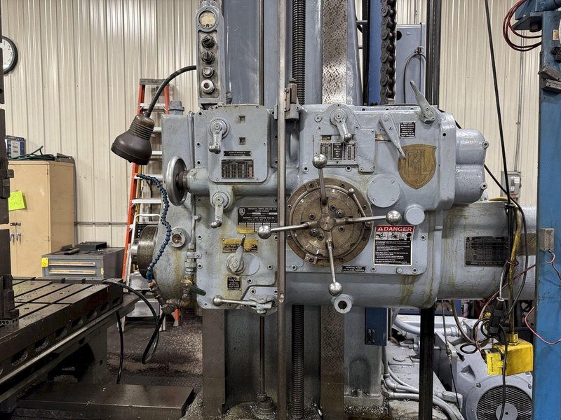 5" Giddings &amp; Lewis Model 350T Table Type Horizontal Boring Mill