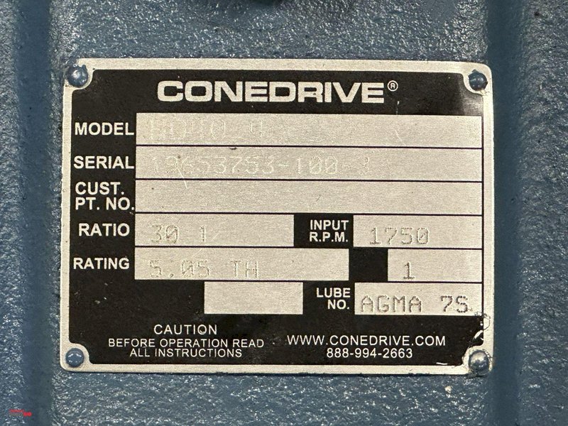 30:1 RATIO CONEDRIVE MODEL #H040-4 REDUCER GEARBOX: YOBRO #23890