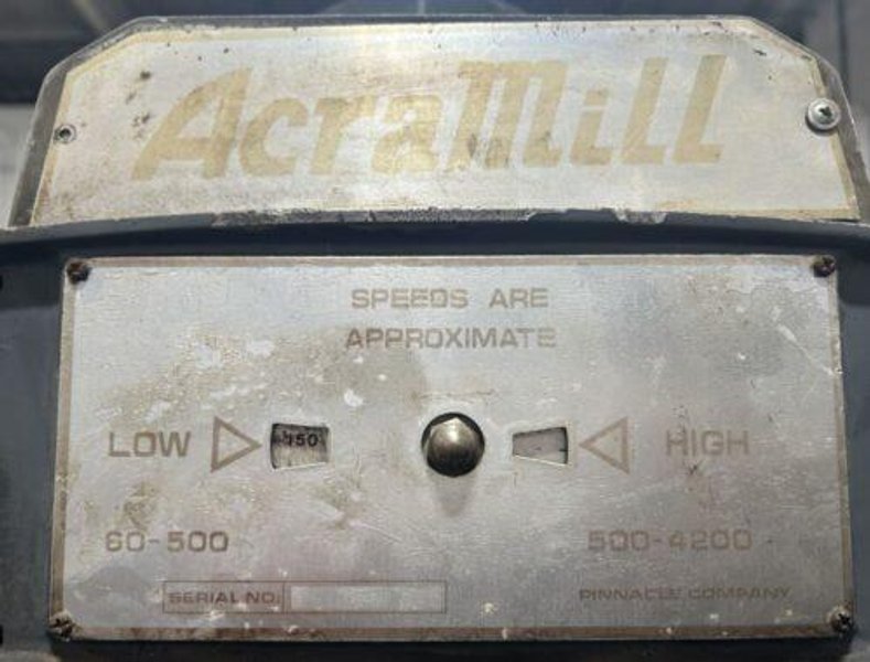 Acra 2V Variable Speed Vertical Milling