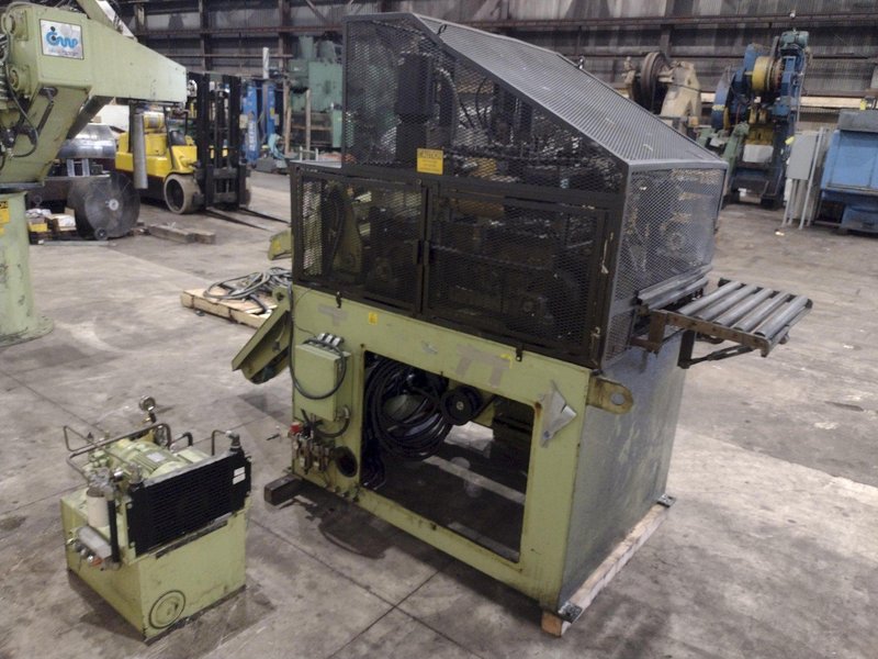 18” X .175”  CWP MODEL #SFAC4-20 SPACE-SAVER AUTOMATIC DOUBLE END SERVO COIL FEED LINE: STOCK #22211