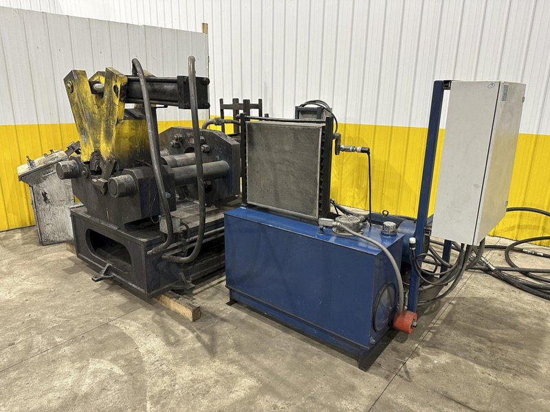 200 TON (2-3/8" TO 9-5/8") DIAMETER TRUE GRIT MODEL CT200 HYDRAULIC TUBE &amp; PIPE PUSH POINTER / END FORMER/ SWAGING PRESS: STOCK #22399