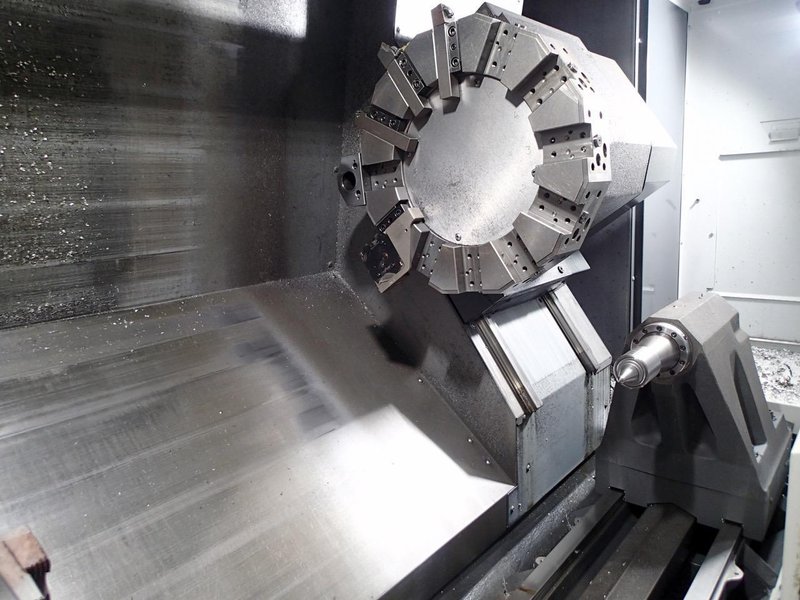 Haas ST-35 CNC Lathe, 2022 – Programmable Tailstock, Presetter, 12″ Chuck, Conveyor