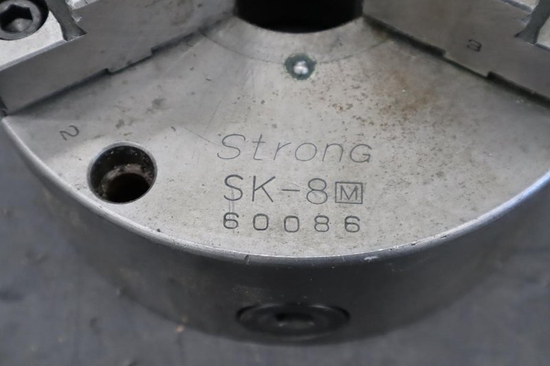 Strong SK8 8" 3-Jaw Chuck, 2" Hole- Auction Item
