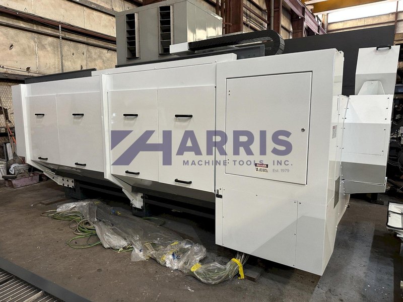 WEILER #E90, 14" BORE, OIL COUNTRY HOLLOW SPINDLE CNC LATHE, 120" CENTERS, 2007, MINT CONDITION