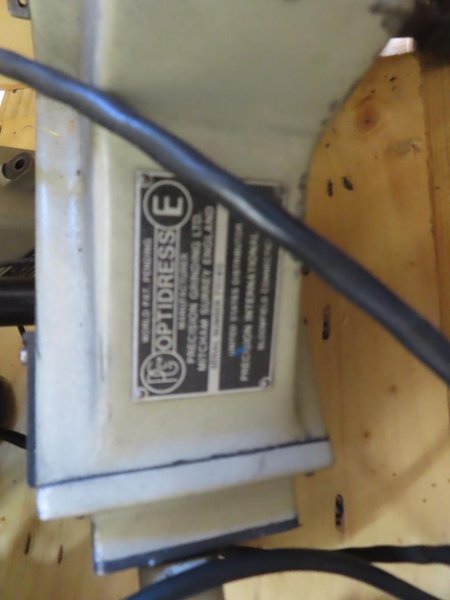 Optidress Optical Wheel Dressers In Crate- Auction Item