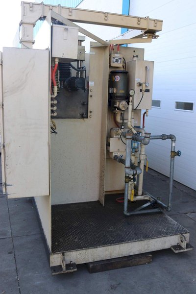 150 KW-10 KHZ DUAL HEAD AJAX INDUCTION SCANNER/HARDENER: STOCK #68790