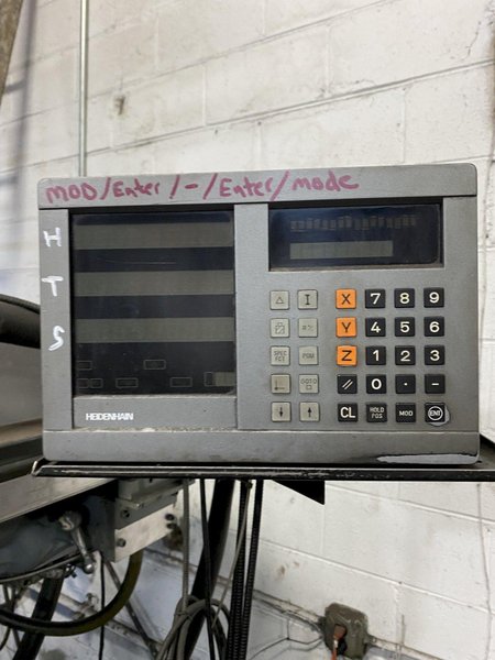 4" DEVLIEG 4H-60 HORIZONTAL BORING MILL. STOCK # 0847222