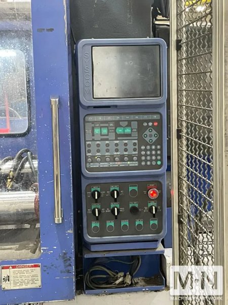 385 TON 23.2 OZ JSW MODEL J385ELII ELECTRIC INJECTION MOLDING MACHINE MFG 2005
