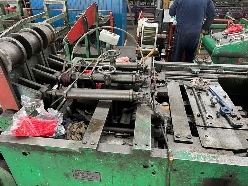 PLATT BRIGHT BAR DRAWING, STRAIGHTENING &amp; SAWING LINE (14722)