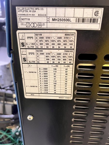 14' PANDJIRIS MODEL #168E1/E15-36-1-50 FLAT SEAM WELDER : YOBRO #24944