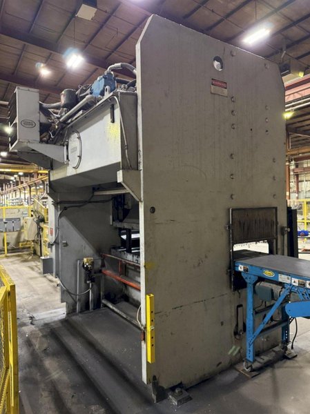 300 TON PACIFIC MODEL #300-OBL-8 102 X 48 HYDRAULIC PRESS, 12" STROKE, NEW 1999: STOCK #23476