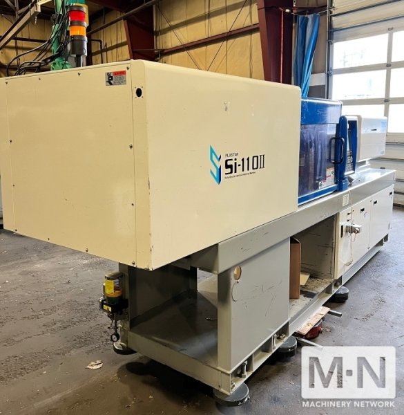 110 TON 3.4 OZ TOYO MODEL Si-110II ELECTRIC INJECTION MOLDING MACHINE MFG 2003