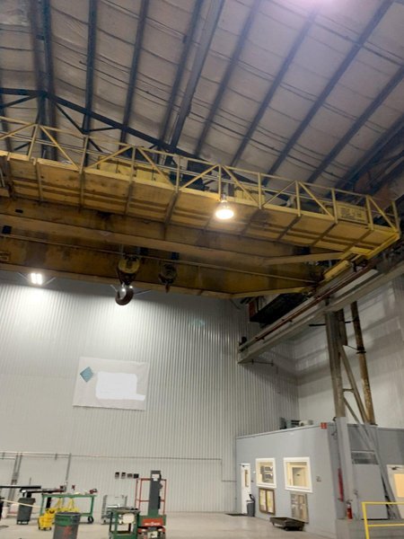 40/10 TON X 76' 6" P&amp;H D-20 OVERHEAD BRIDGE CRANE. STOCK # 0314723.