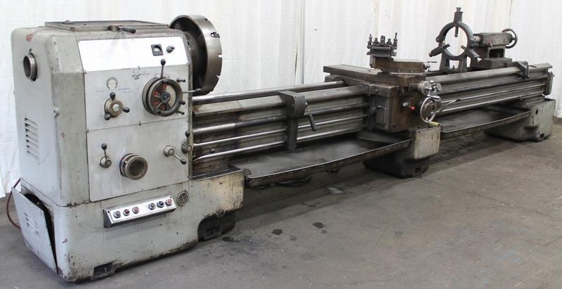 24/30" X 144" LANSING GAP BED ENGINE LATHE: STOCK #63111