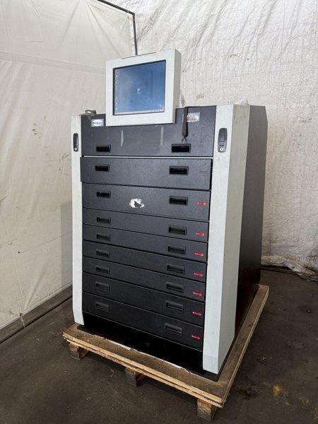 9-DRAWER MATRIX SERIES 4 COMPUTERIZED HARDWARE CABINET. STOCK # 0999924.