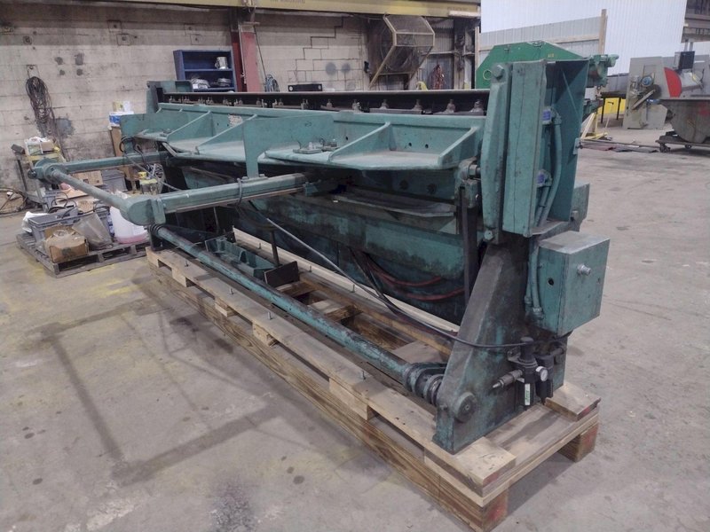 10' X 16 GAUGE WYSONG MODEL #A-120-HD MECHANICAL PNEUMATIC AIR POWER SHEAR: STOCK #18736