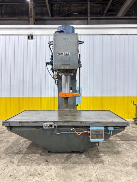 150 TON WILLIAMS &amp; WHITE HYDRAULIC C-FRAME STRAIGHTENING PRESS 24" STROKE: YOBRO #24086