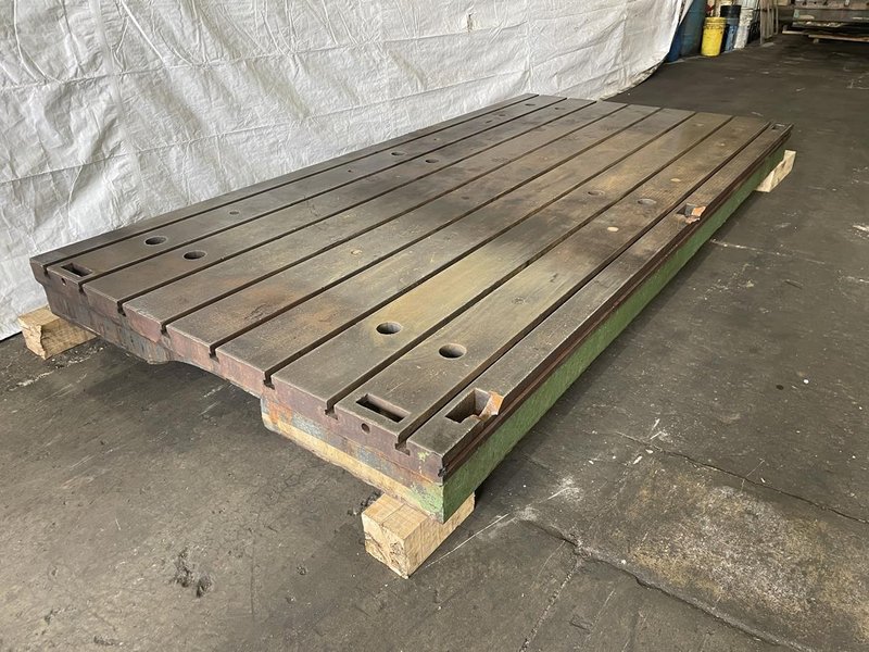 80" X 157" X 13" G &amp; L T SLOTTED FLOOR PLATE:  STOCK #76803
