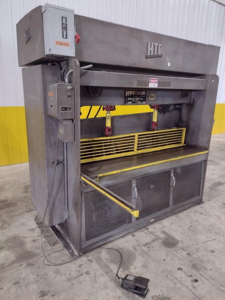 6' x 3/8" HTC MODEL #375-6S HYDRAULIC SHEAR: STOCK #21236