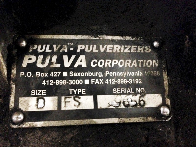 100Hp “Pulva” Model-D Type FS Pulverizer