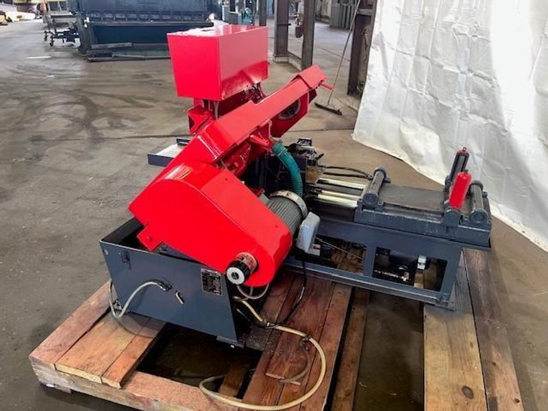 10" X 12" AMADA MODEL #HA-250 HORIZONTAL AUTOMATIC SAW STOCK #3197