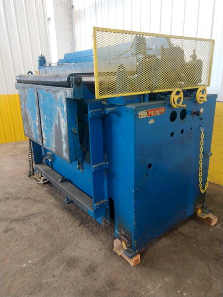 72" WIDE X .060" EGAN PRESS PARTNER  MODEL #S25-872 8 ROLL POWERED COIL STRAIGHTENER : STOCK #13907