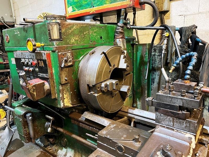 NO. 3A WARNER &amp; SWASEY M3500 SADDLE TYPE TURRET LATHE