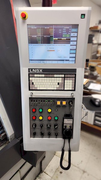 SODICK High Tech HS650L High Speed 5-Axis Vertical Machining Center 2008 equipped with Sodick HighTech, HS650 Linear, Sodick LN5X control, 675mm x 500mm x 300mm travels, 3285 Hours of run time, 40,000 RPM Spindle, HSK E32, 16 tool carousel, Renishaw Probe, Bloom Laser Tool Setter